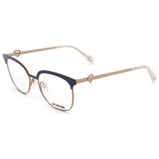 Love Moschino Women's Cat-Eye 51mm Eyeglasses Frames Blue Gold MOL529/SAM-PJP