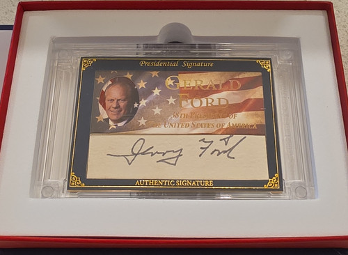 2025 AWF POTUS Gerald Ford Authentic Signature