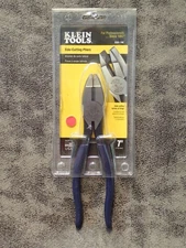 D201-7NE Klein Tools 7" Side Cutting Pliers, Side-Cutting at Hinge (BN35)