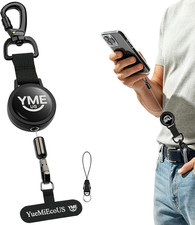 Anti-Theft Phone Lanyard, Retractable Phone Tether,Phone Strap,Triangle Locking