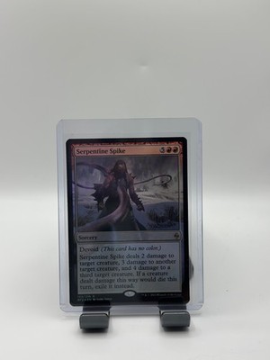 MTG, Serpentine Spike FOIL $3 ORDER MIN 133 NM Battle for Zendikar Foil