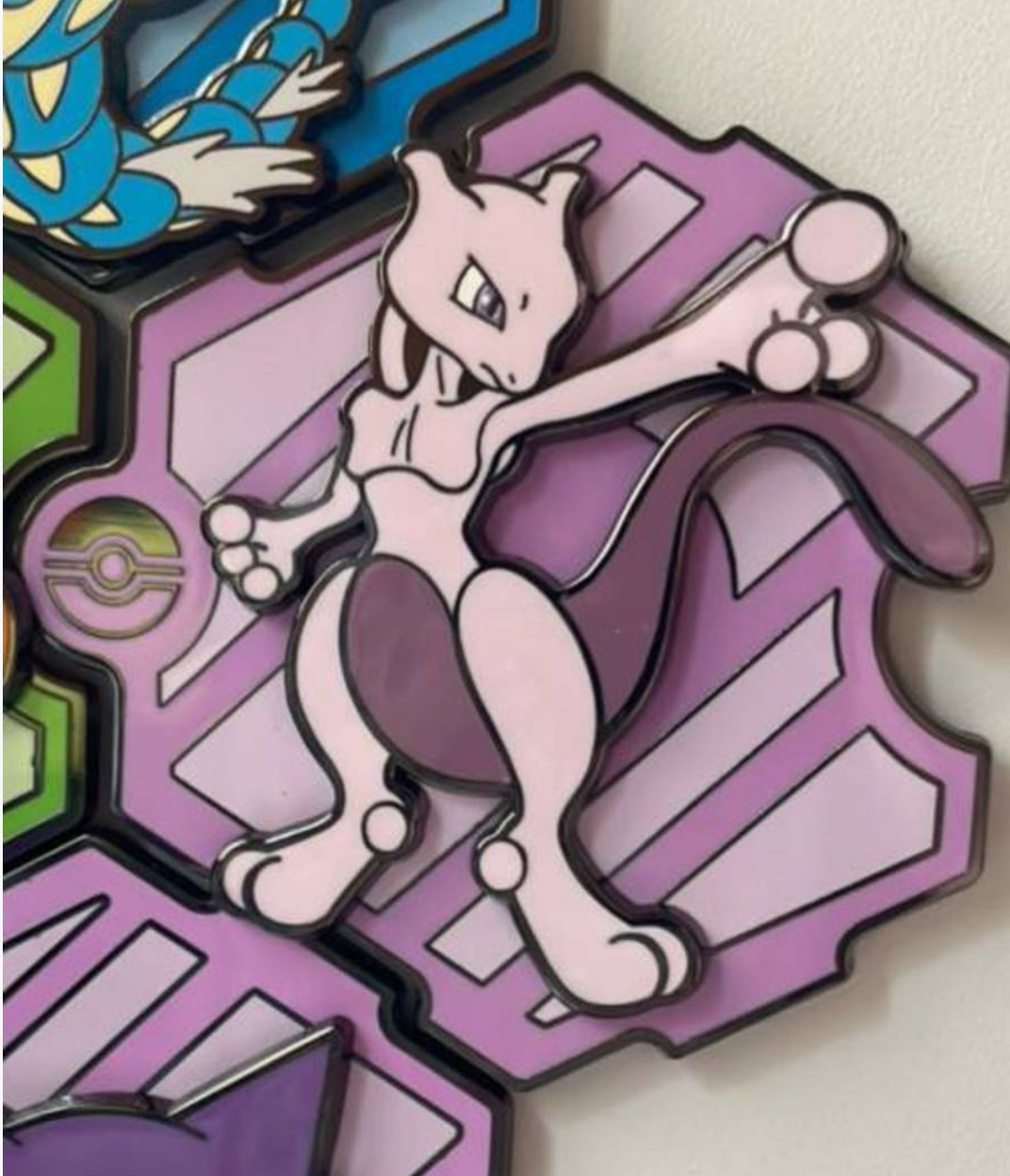 Pokemon Card 151 Puzzle Fridge Magnet Mew & Mewtwo 151C-ZB151