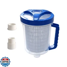 PoolSupplyTown Upgraded W560 Inline Pool Leaf Canister/Leaf Catcher/Leaf Trap