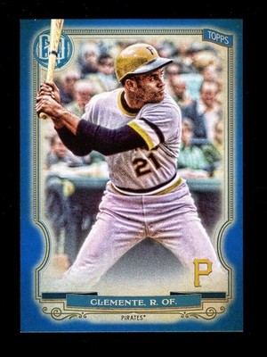 2020 TOPPS GYPSY QUEEN BLUE #308 ROBERTO CLEMENTE 2/150 PIRATES