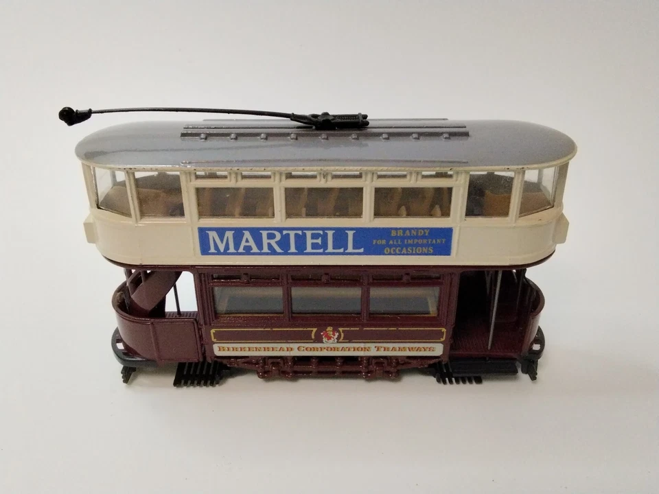 CORGI Straßenbahnen Doppeldecker Birkenhead Holzseite Straßenbahn Bus Modell 972 - Bild 3 von 4