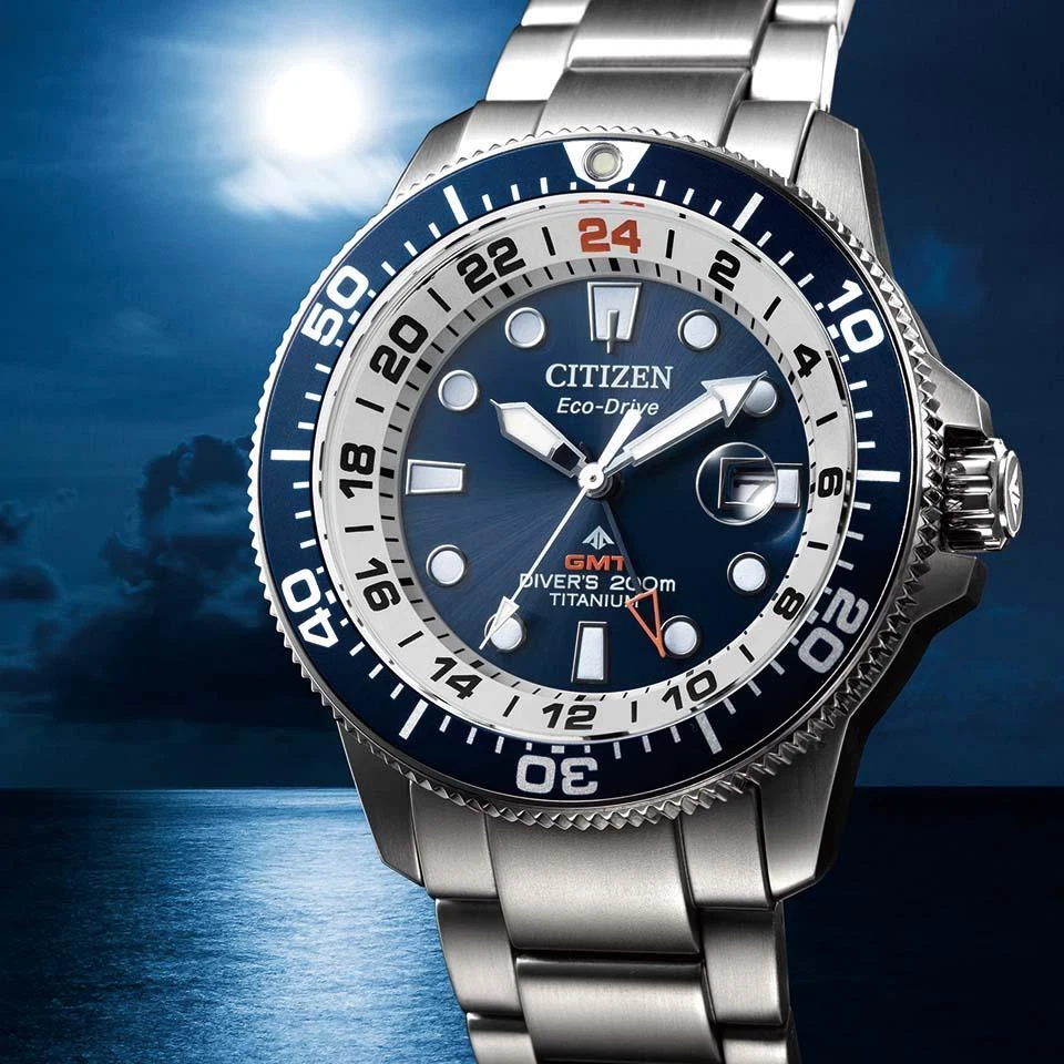 Citizen eco clearance drive titanium gmt