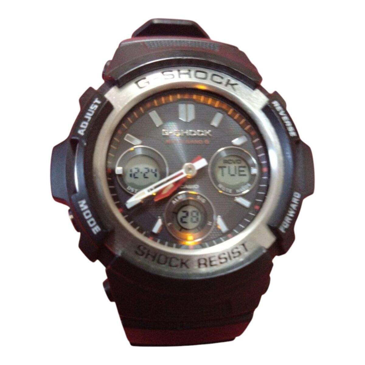 Casio G-Shock AWG-M100 Radio Solar Men's Watch Black Used | eBay Casio G-Shock AWG-M100 Radio Solar Men's Watch Black Used | eBay