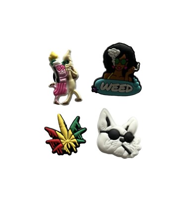 Weed Jibbitz Shoe Charm (4er Set) Spliff / Weed