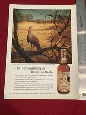 Austin Nichols Wild Turkey Whiskey 1971 Print Ad - Great To Frame!