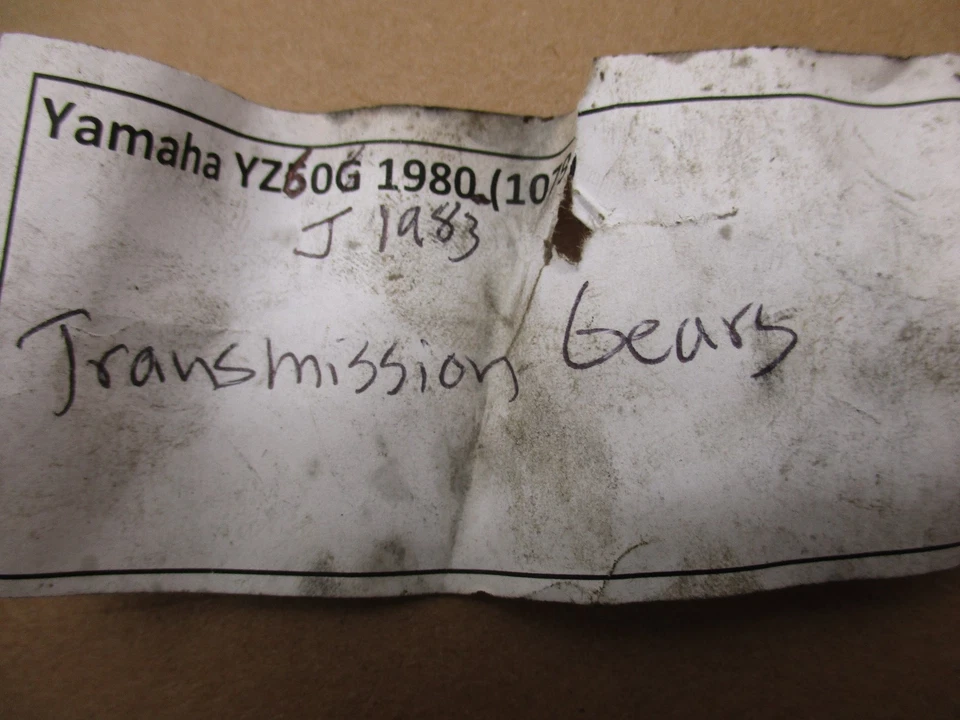 Motor Yamaha YZ60J 1980-1983 (1079) - Engrenagens de transmissão - Imagem 4 de 4
