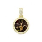 925 Sterling Silver Customize Photo Pendant Picture Pendant/Obama Vote/Hip Hop