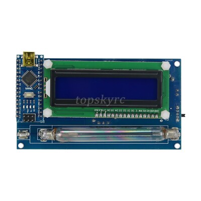 DIY Open Source Geiger Counter Meter Kit Miller GM Tube Detector Radiation LCD