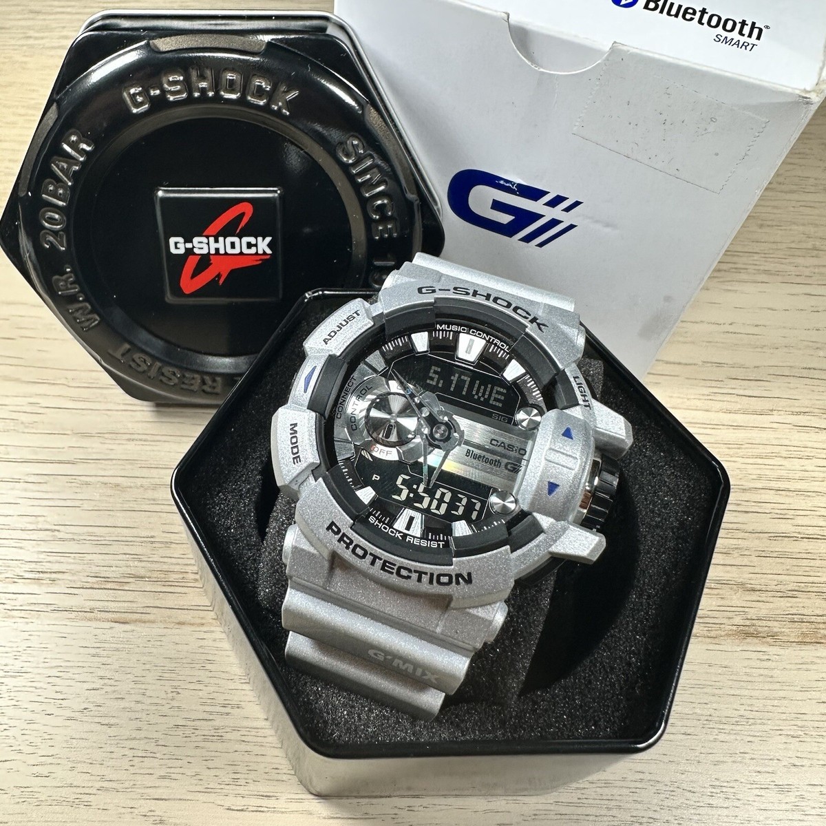 NEW✓LIMITED EDITION✓ CASIO G-SHOCK G'MIX Bluetooth Silver NEW✓LIMITED EDITION✓ CASIO G-SHOCK G'MIX Bluetooth Silver