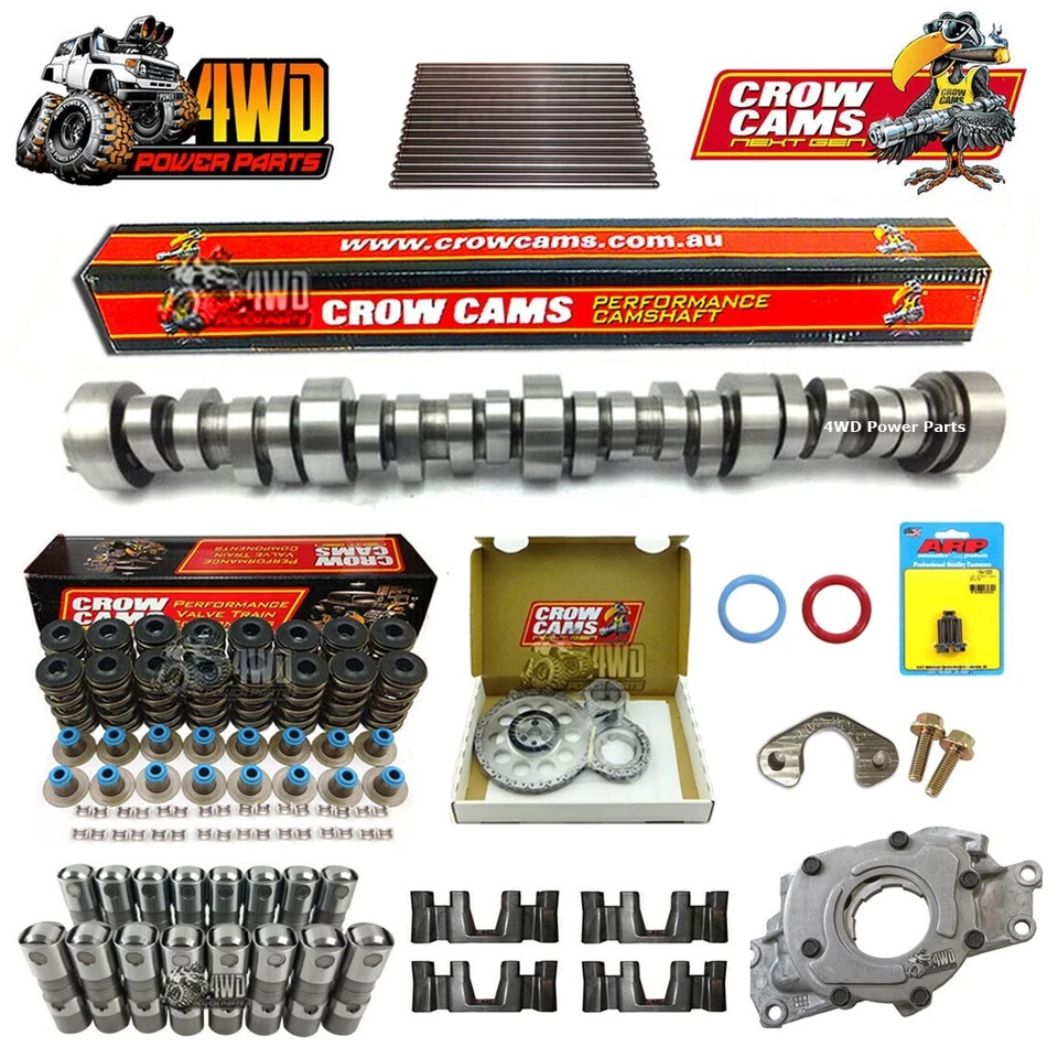 Crow Cams Aggressive Idle Camshaft Kit LS3 L98 LS7 Lifters T/Set Oil Pump P-Rods