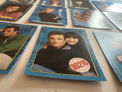 Juego completo de 11 pegatinas vintage Beverly Hills 90210 Topps 1991 - Imagen 4 de 6