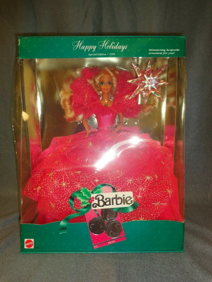 Barbie happy holidays 1990 sale