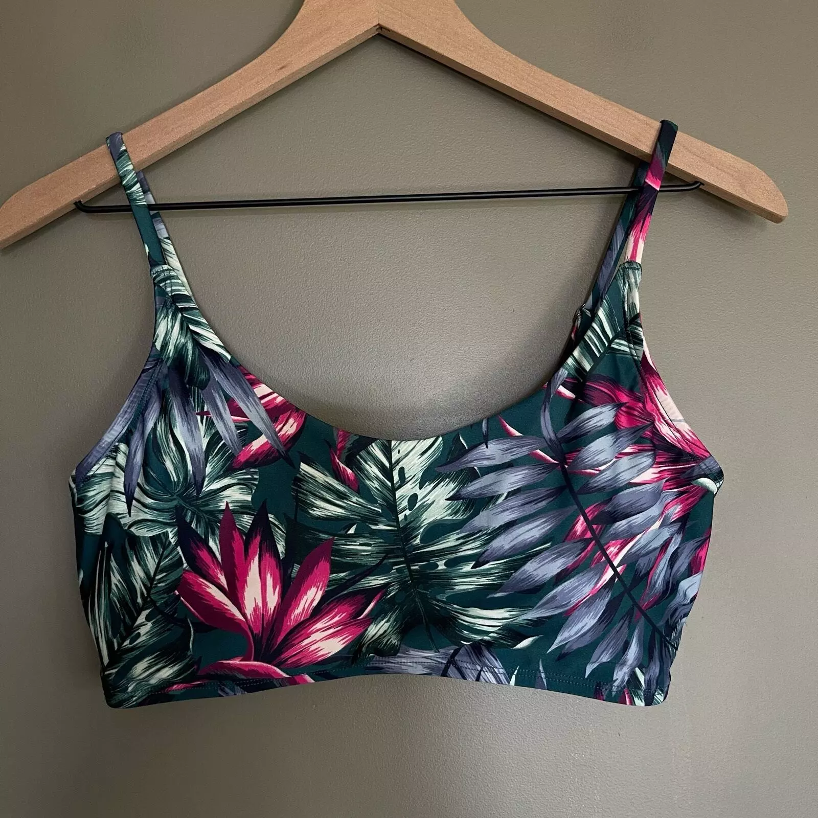 lole tanami fiji island rainforest floral tank-bra
