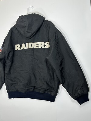 90s 米国製Starter Raiders ナイロン ジャケット XL USA製 90s STARTER 