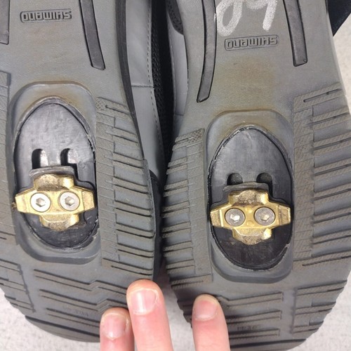 Shimano Cycling Shoes Women’s 10 SH-FN20 Black Road Bike Spin Clip - Picture 7 of 8