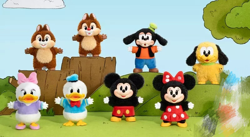 POPMART Disney MickeyFamily　ドナルド　デイジー Disney Mickey Family POPMART Daisy Figure Opened Verified