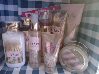 bath and body works 8 piece set In The Stars gold stars Retail $118.40