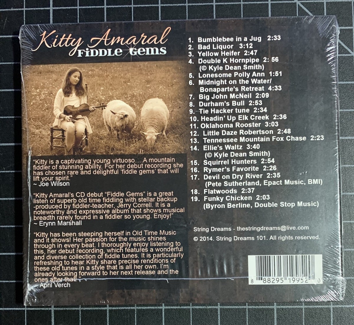 KITTY AMARAL - Fiddle Gems - CD - **BRAND NEW/SEALED