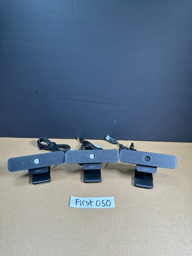 Logitech C925e Webcam USB HD Video Built-In Stereo Mic V-U0030-O Lot of 3!!!