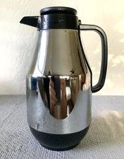 DIA Diamond Polished Chrome Insulated Carafe Made in Japan NICE CONDITION