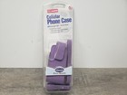 Sanyo Small Universal Leather Case Faux Purple Suede Vintage New- StarTac, Nokia