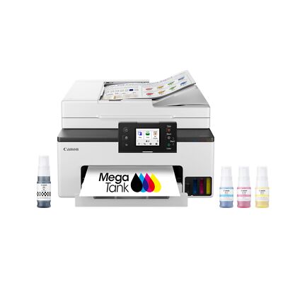 Canon MegaTank MAXIFY GX2020 Wireless Color All-In-One Supertank Inkjet Printer