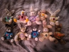 Hugfun Bunny/Animal Lot - 1999 - 10 Animals Included