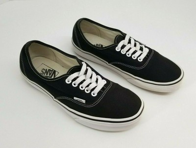 vans lo pro classic black lace up trainers