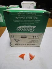 AUVECO 18877 Double Head Type 3 Weatherstrip Retainer QTY 25