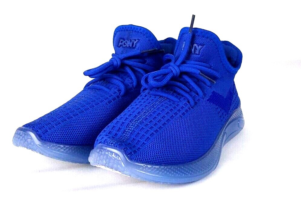 Scarpe donna Pony PP2 base maglia stringate blu royal taglia 7M