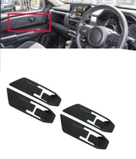 For Mitsubishi Triton MV Carbon Fiber Inner Door Handle Cover Trim Accessories 