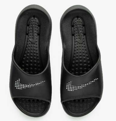 Nike Women Victory One Shower Slide Slipper Black Shoes Beach