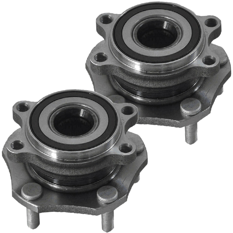 Front Wheel Hub Bearing Assembly Pair For Nissan Rogue Qashqai Rogue