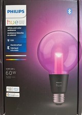 Philips Hue Lightguide G30 Small Globe Smart Led Bulbhandblown Glass-mulitcolor Philips Hue Lightguide G30 Small Globe Smart Led Bulbhandblown Glass-mulitcolor