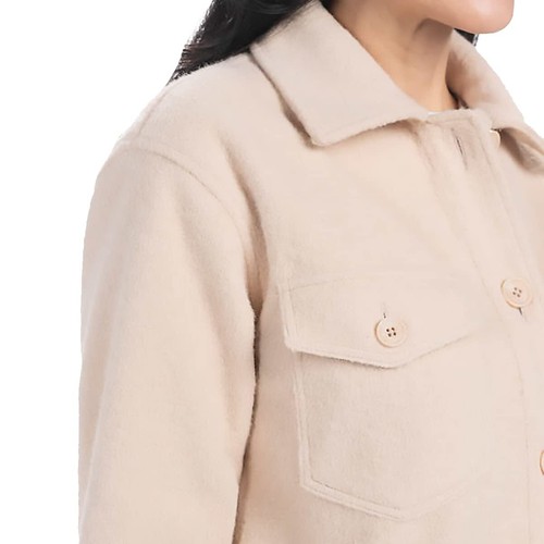 Hilary Radley Ladies' Shirt Jacket, Beige, XX-Large - Picture 2 of 2
