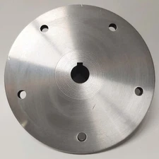 5" Precision Aluminum Blower / Fan Mounting Hub with 5/8" Keyed Bore 5 Holes USA