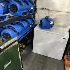 1/4 HP Air Mover Blower Fan for Water Damage Restoration, Blue