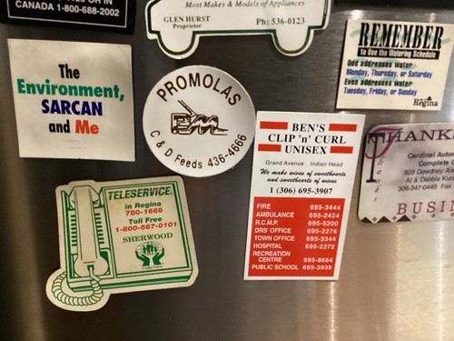 Advertising Magnets Mixed IT Barber Phones Mostly Saskatchewan Lot of 17 MG3 - Picture 4 of 6