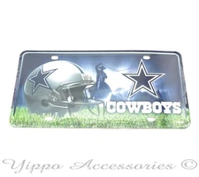 Dallas Cowboys NFL Licensed Aluminum Metal License Plate Tag NEW FS
