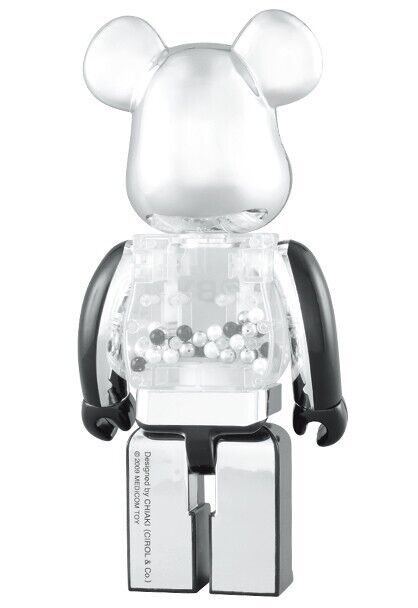 MY FIRST BE@RBRICK B@BY BLACK & SILVER ver. 400% Limited 800 MY FIRST BE@RBRICK B@BY BLACK & SILVER ver. 400% Limited 800