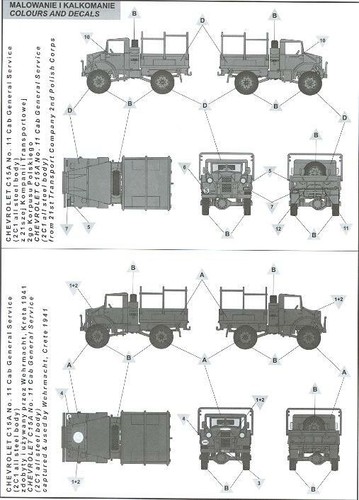 IBG Models 1/72 CHEVROLET C15A No.11 CAB GENERAL SERVICE with 2C1 All Steel Body - Picture 5 of 6