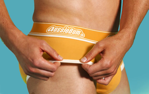 Aussiebum Cotton Candy Brief - Orange - L34"-35" - Super Comfortable Brief