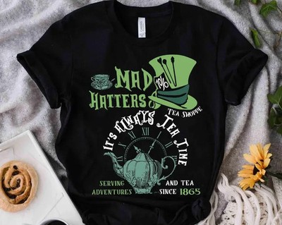 Alice In Wonderland Mad Hatter Tea Party Retro Shirt, Magic Kingdom Holiday tee