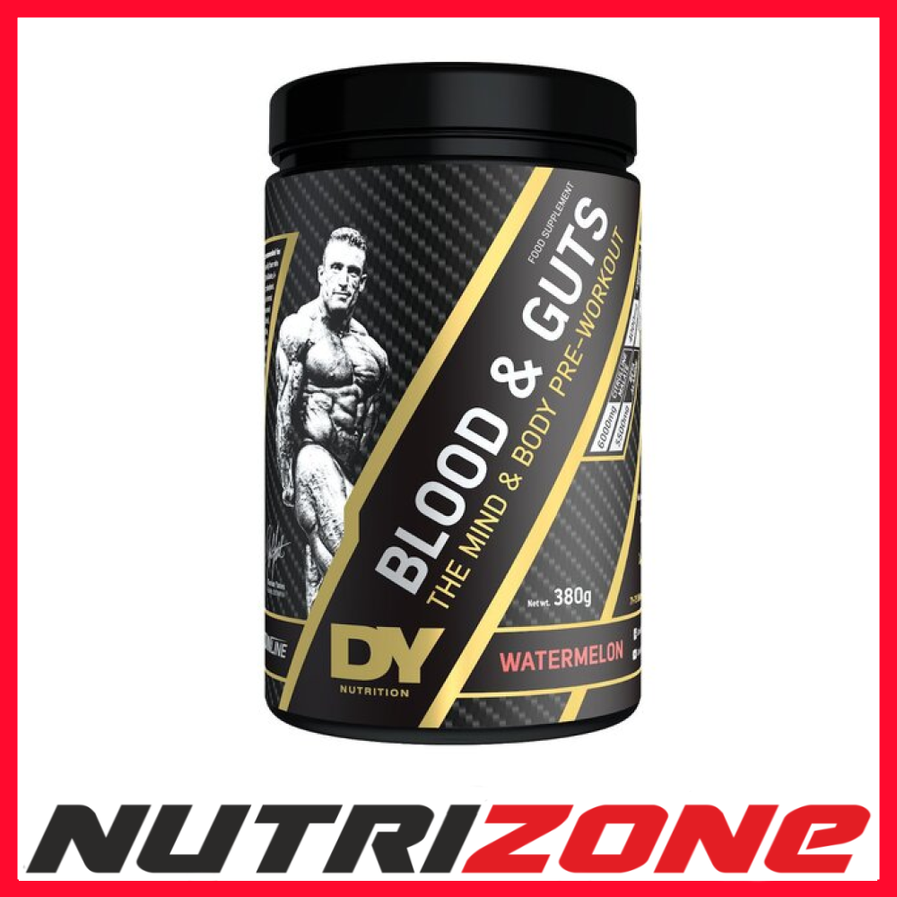Dorian Yates Blood and Guts Pre Workout AKG Citrulline, Watermelon 380 grams