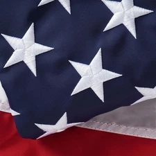 TOPFLAGS American Flags for Outside 4x6 US Flag Heavy Outdoor USA Embroidered...