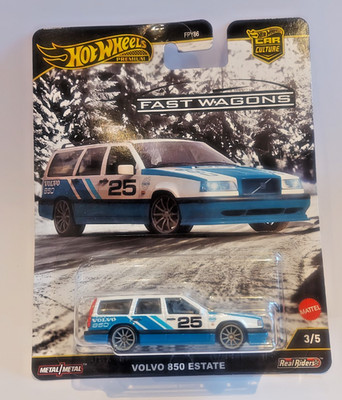 HOT WHEELS PREMIUM VOLVO 850 ESTATE FAST WAGONS 3/5 REAL RIDERS JBK68